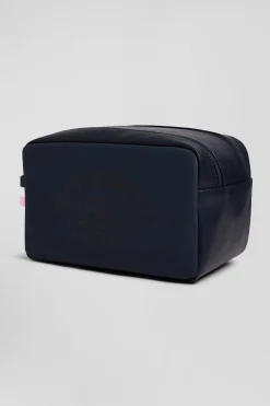 Navy blue toiletry pouch