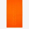 Orange beach towel