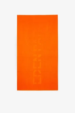 Orange beach towel