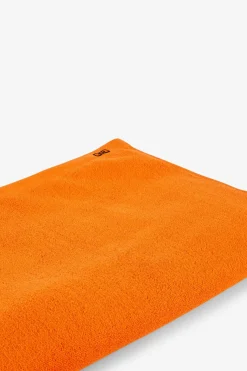 Orange beach towel