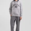 Oversize grey cotton sweatshirt