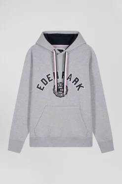 Oversize grey cotton sweatshirt