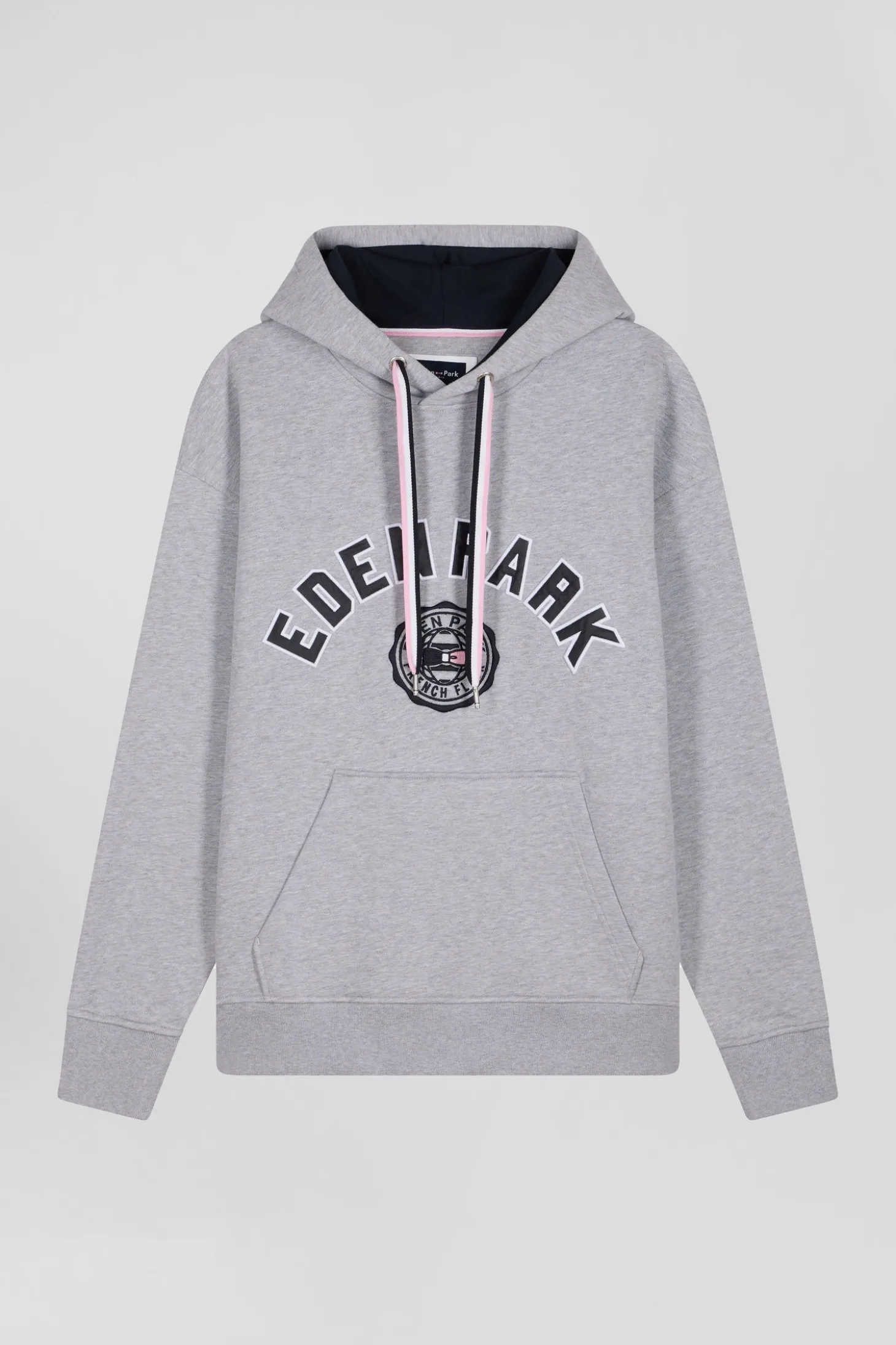 Oversize grey cotton sweatshirt