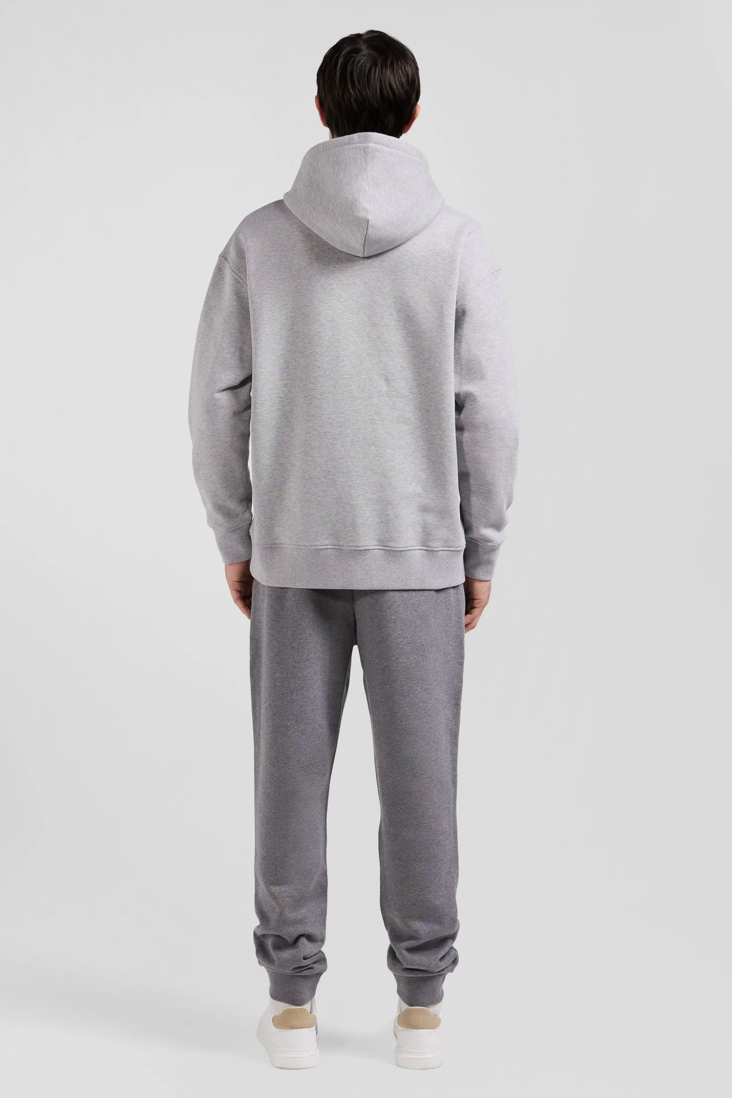 Oversize grey cotton sweatshirt