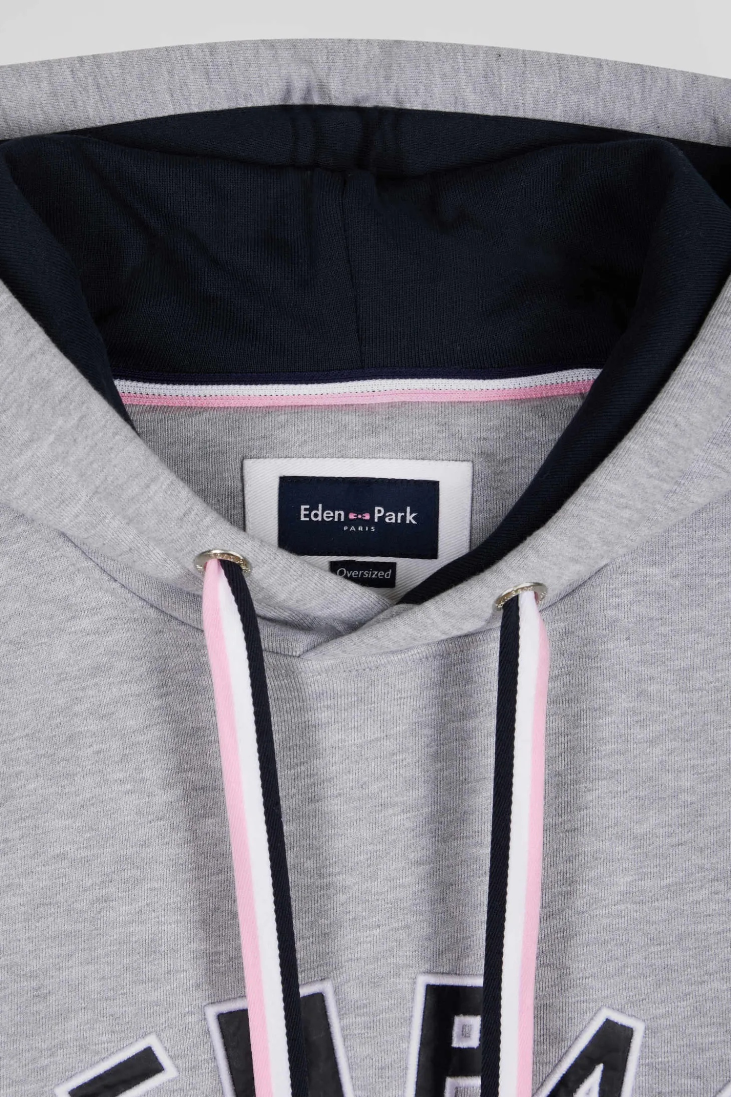 Oversize grey cotton sweatshirt
