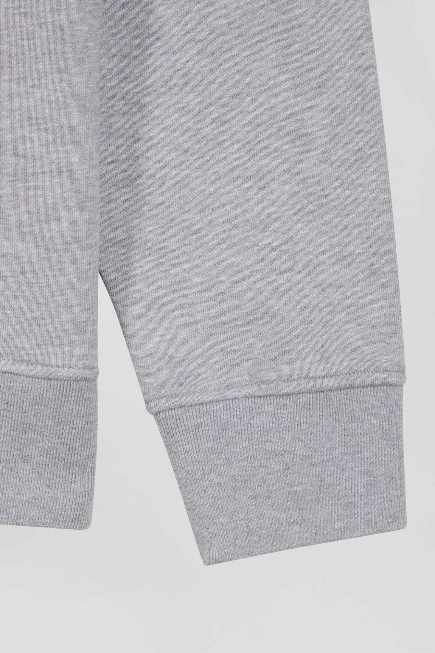Oversize grey cotton sweatshirt