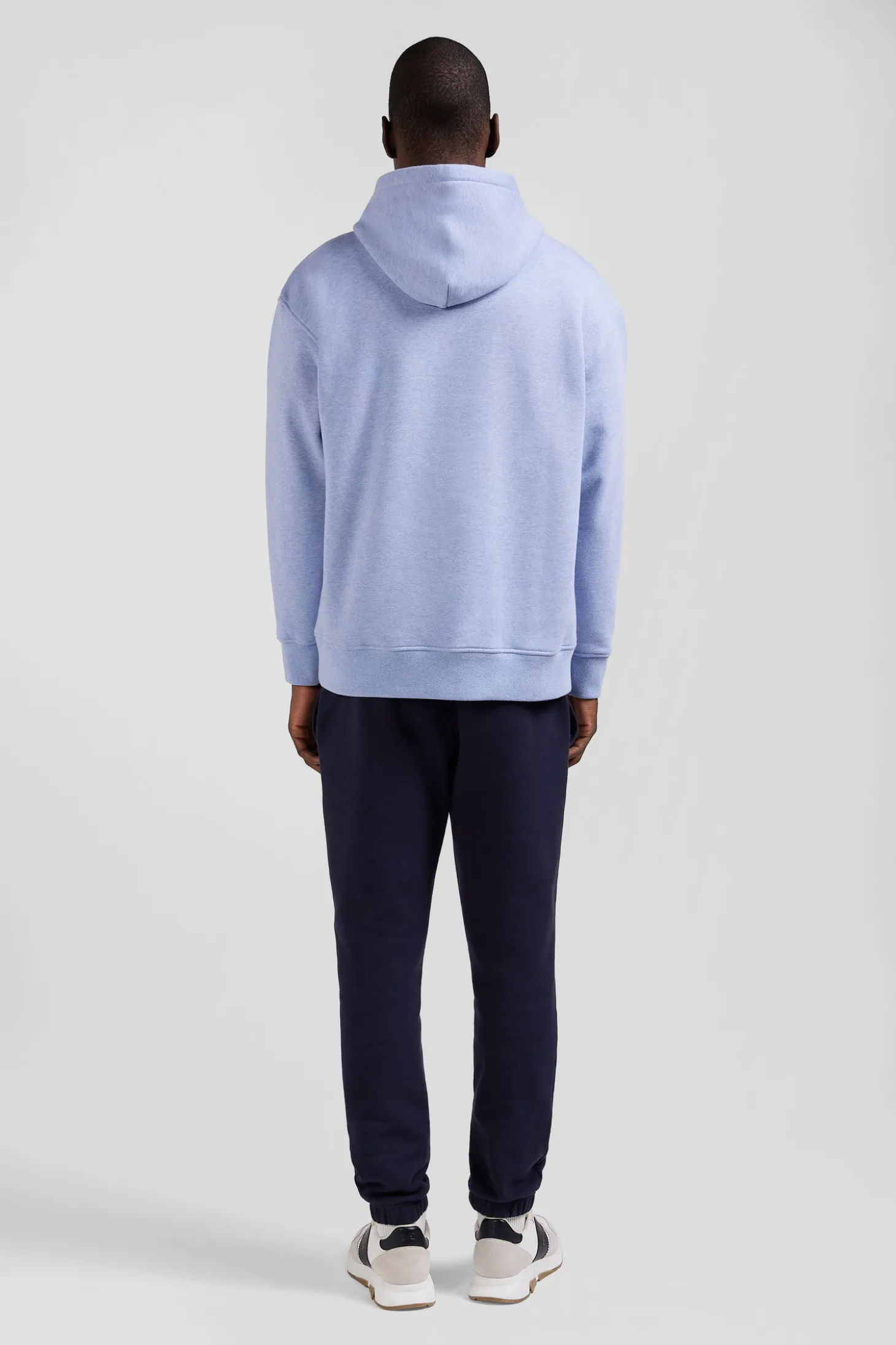 Oversize sky blue cotton sweatshirt