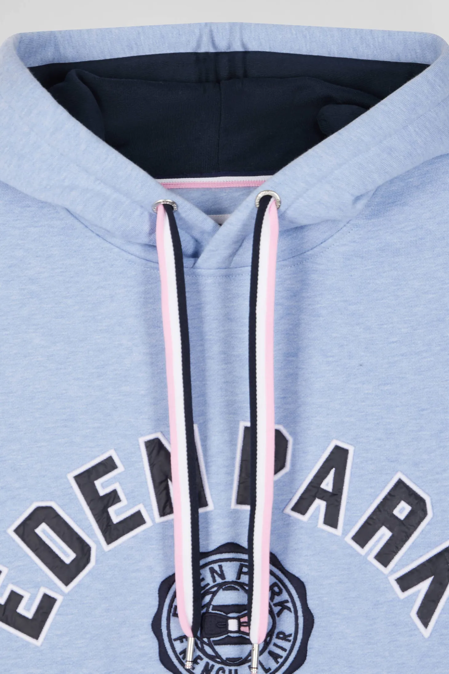 Oversize sky blue cotton sweatshirt