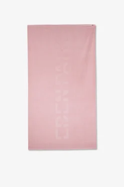 Pink beach towel