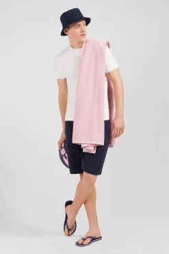 Pink beach towel