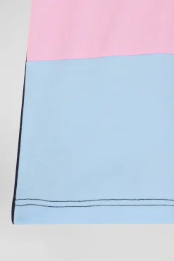 Pink colorblock stretch cotton boxers