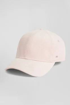 Pink stretch cotton cap
