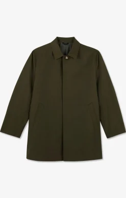 Plain khaki raincoat