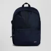 Plain navy blue backpack with Eden Park lettering