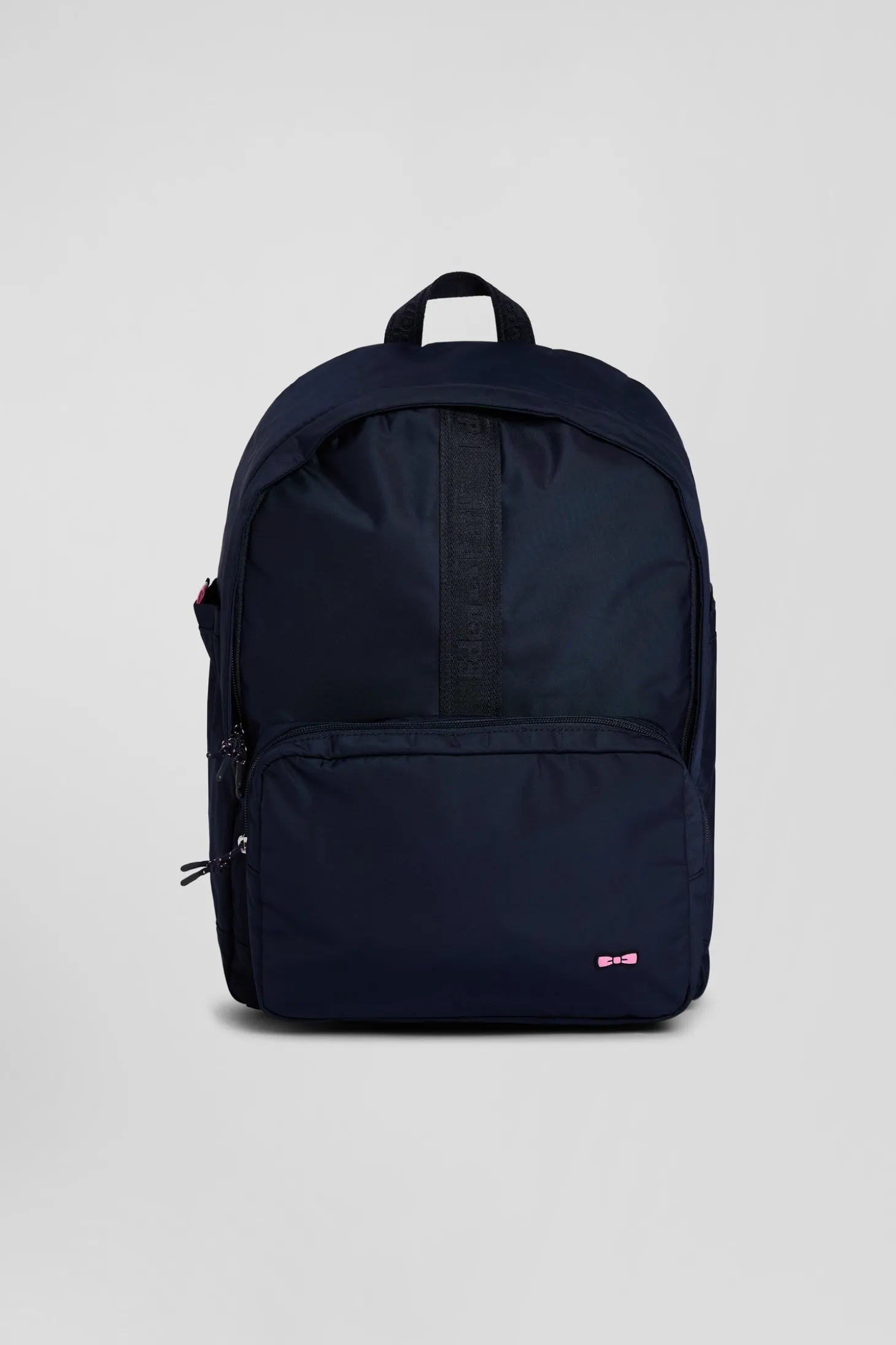 Plain navy blue backpack with Eden Park lettering