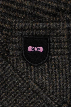 Prince of Wales wool blend blazer Oversized fit