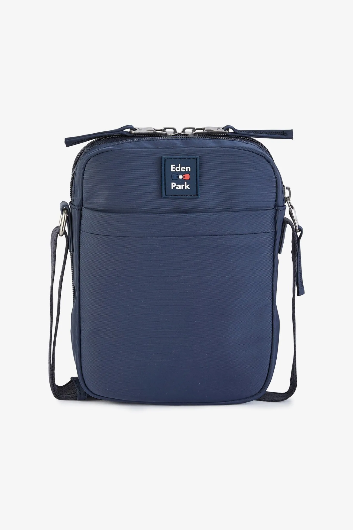 Rectangular messenger bag with tricolour France XV