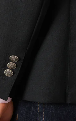 Regular black blazer