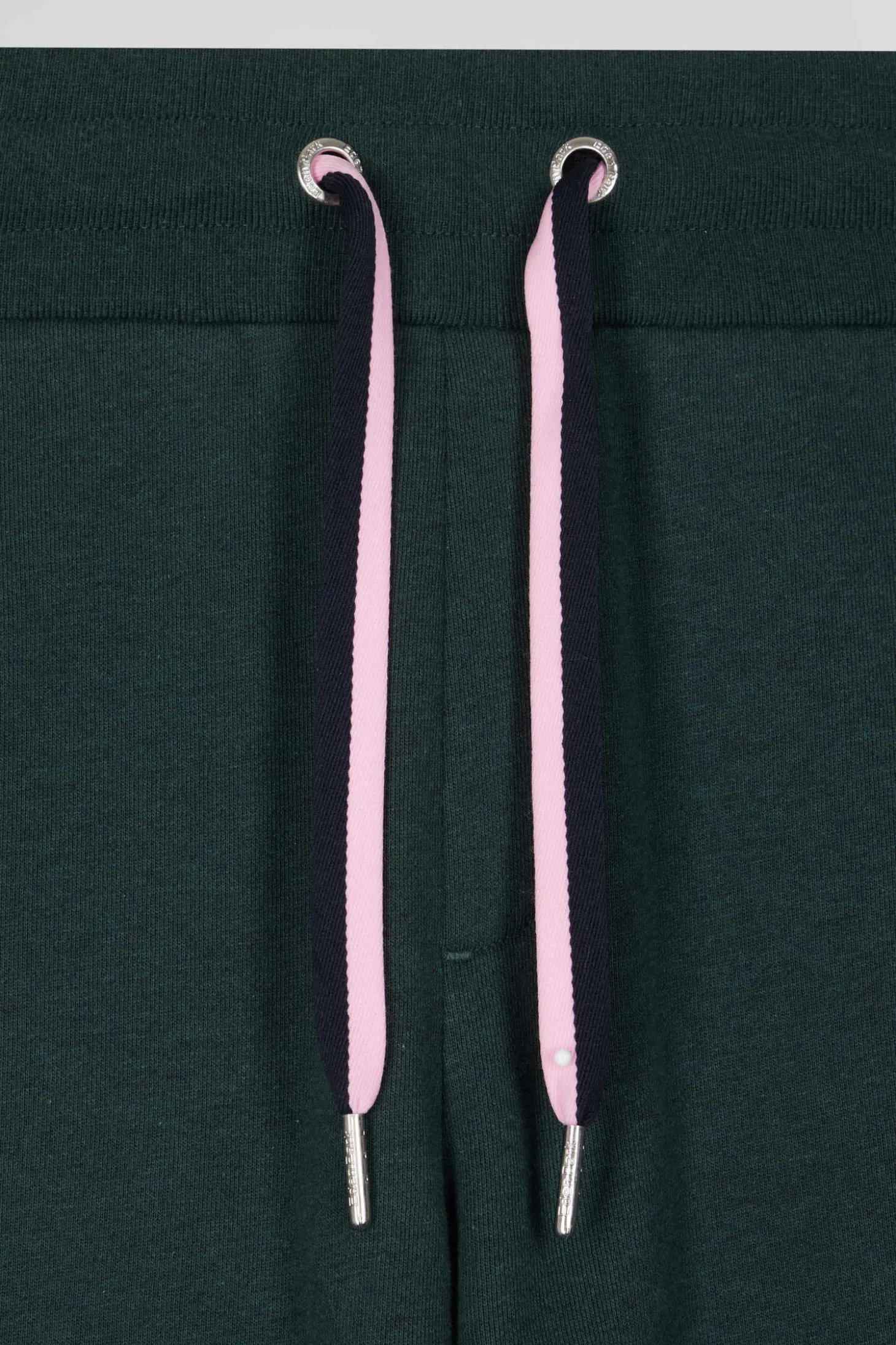 Regular green brushed cotton fleece jogging bottoms