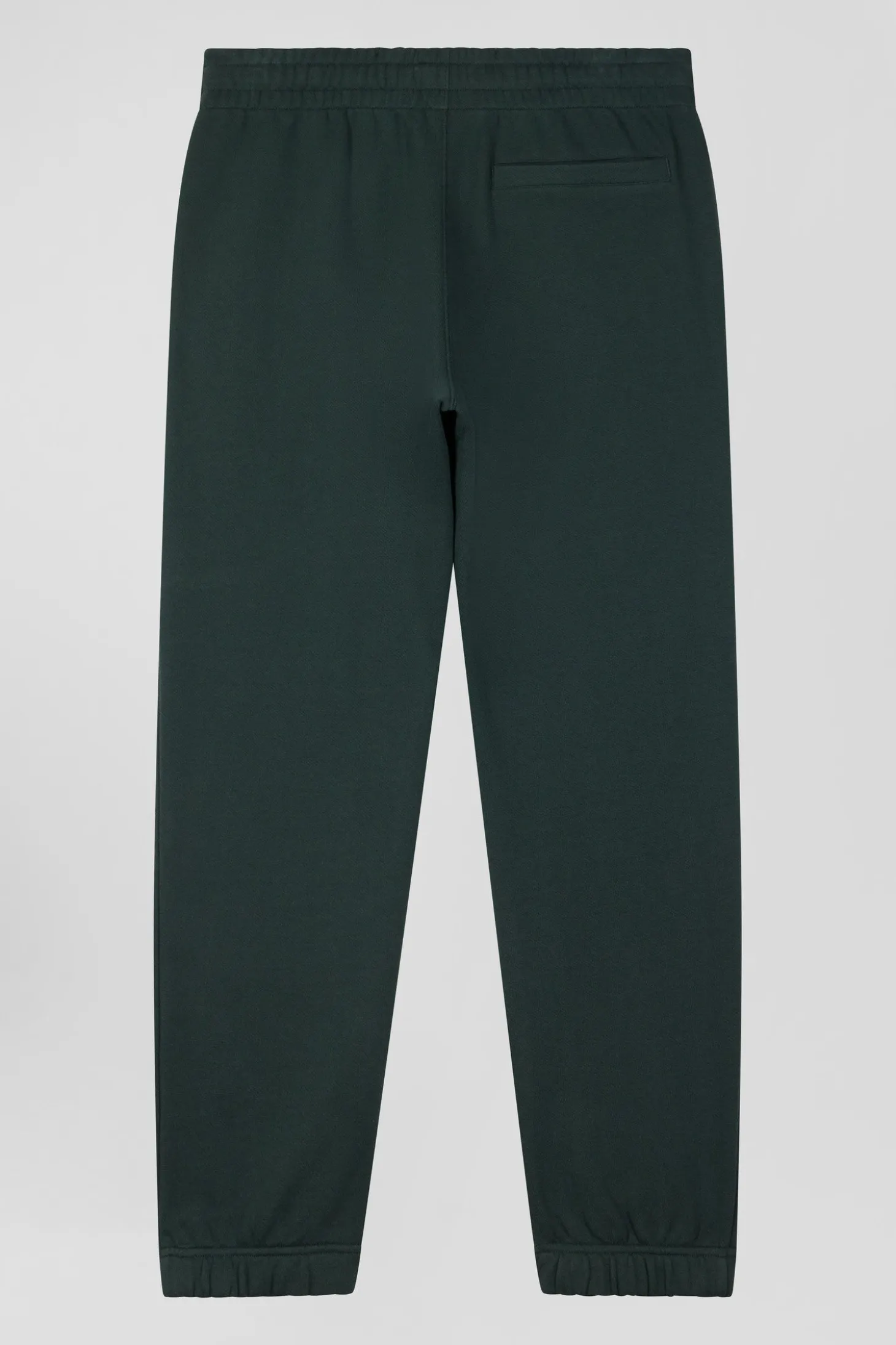 Regular green brushed fleece jogging bottoms