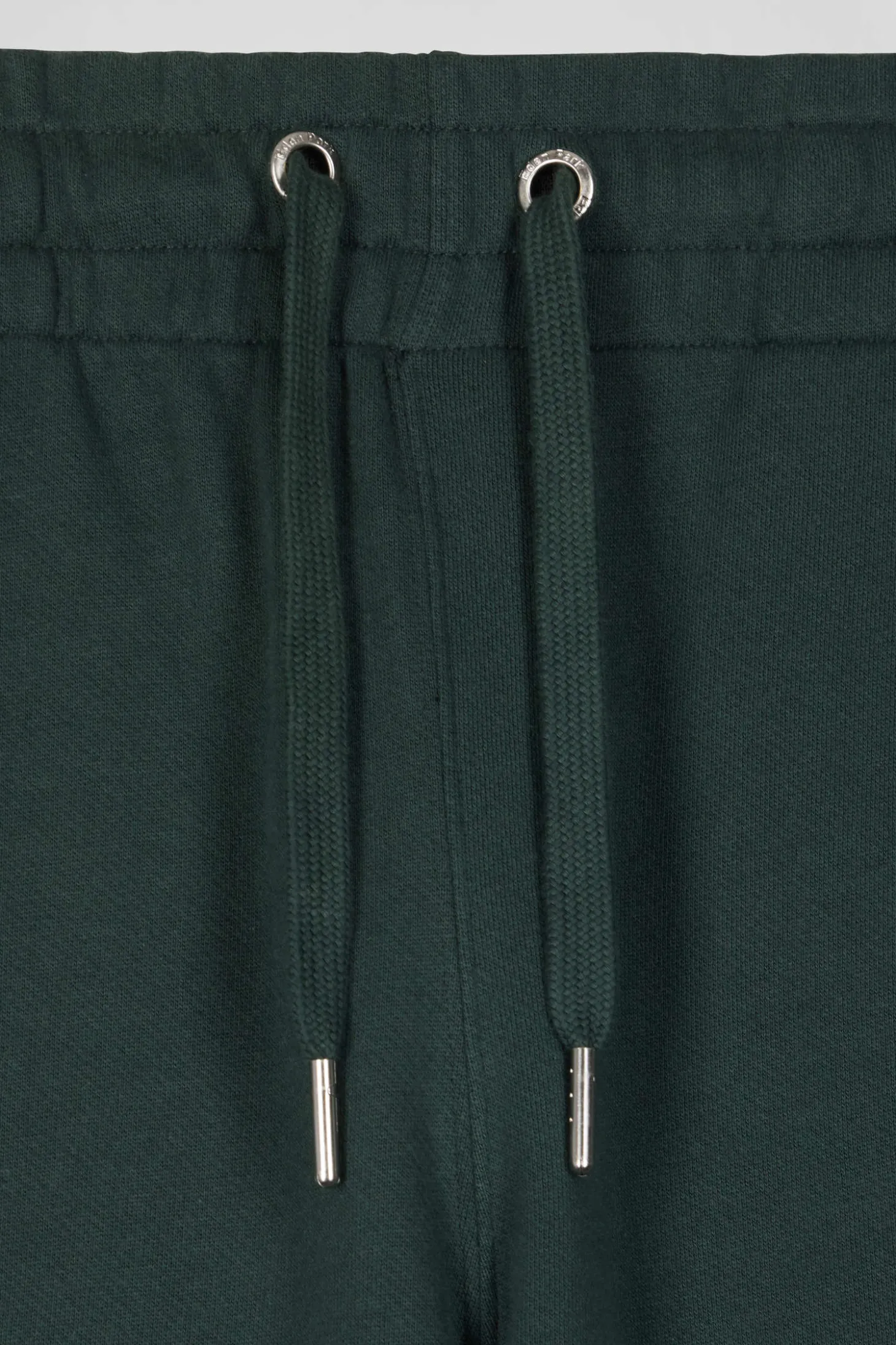 Regular green brushed fleece jogging bottoms