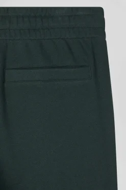 Regular green brushed fleece jogging bottoms