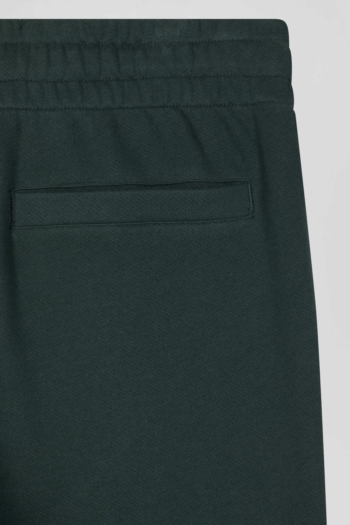Regular green brushed fleece jogging bottoms