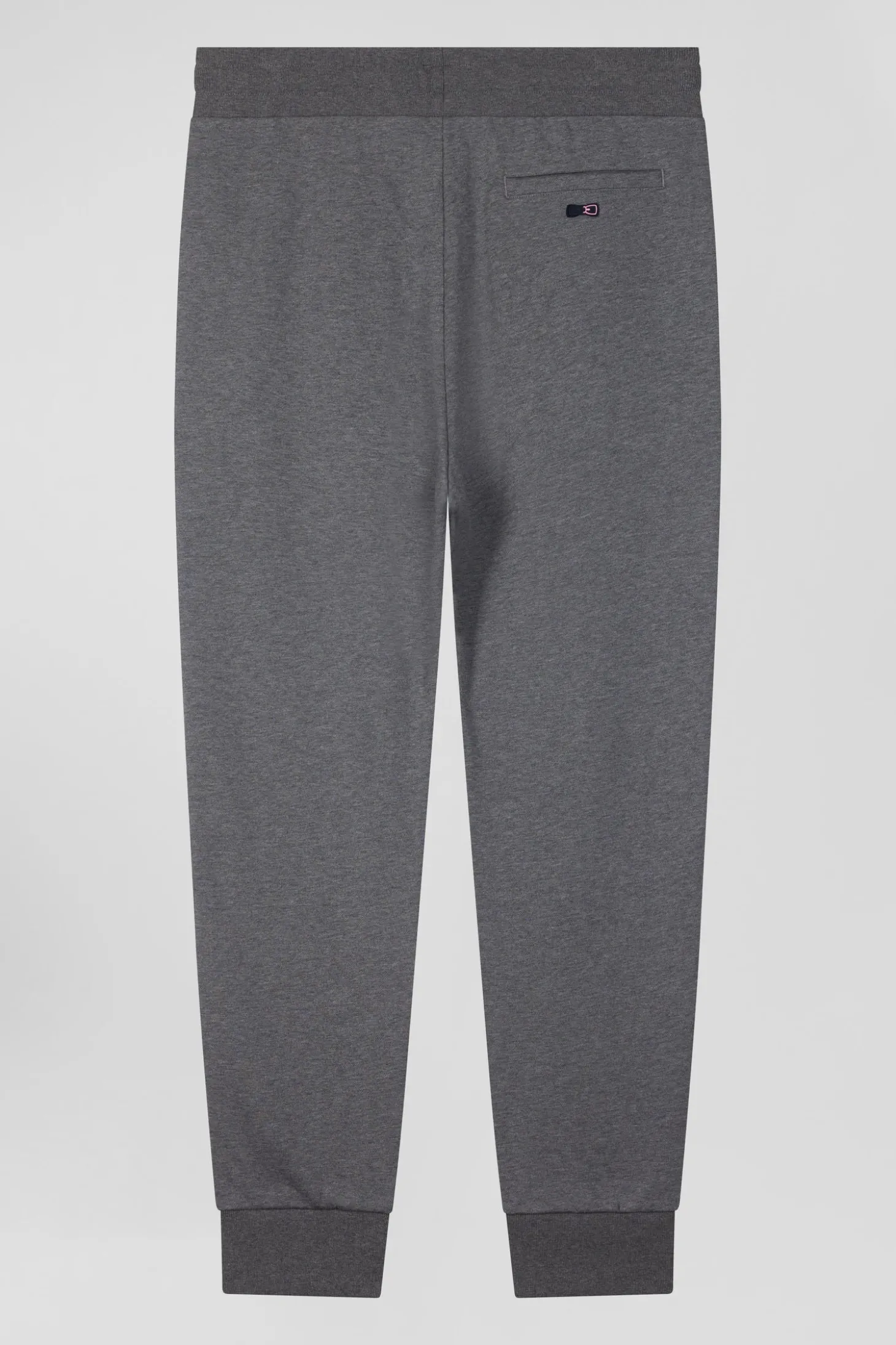Regular grey brushed cotton fleece jogging bottoms
