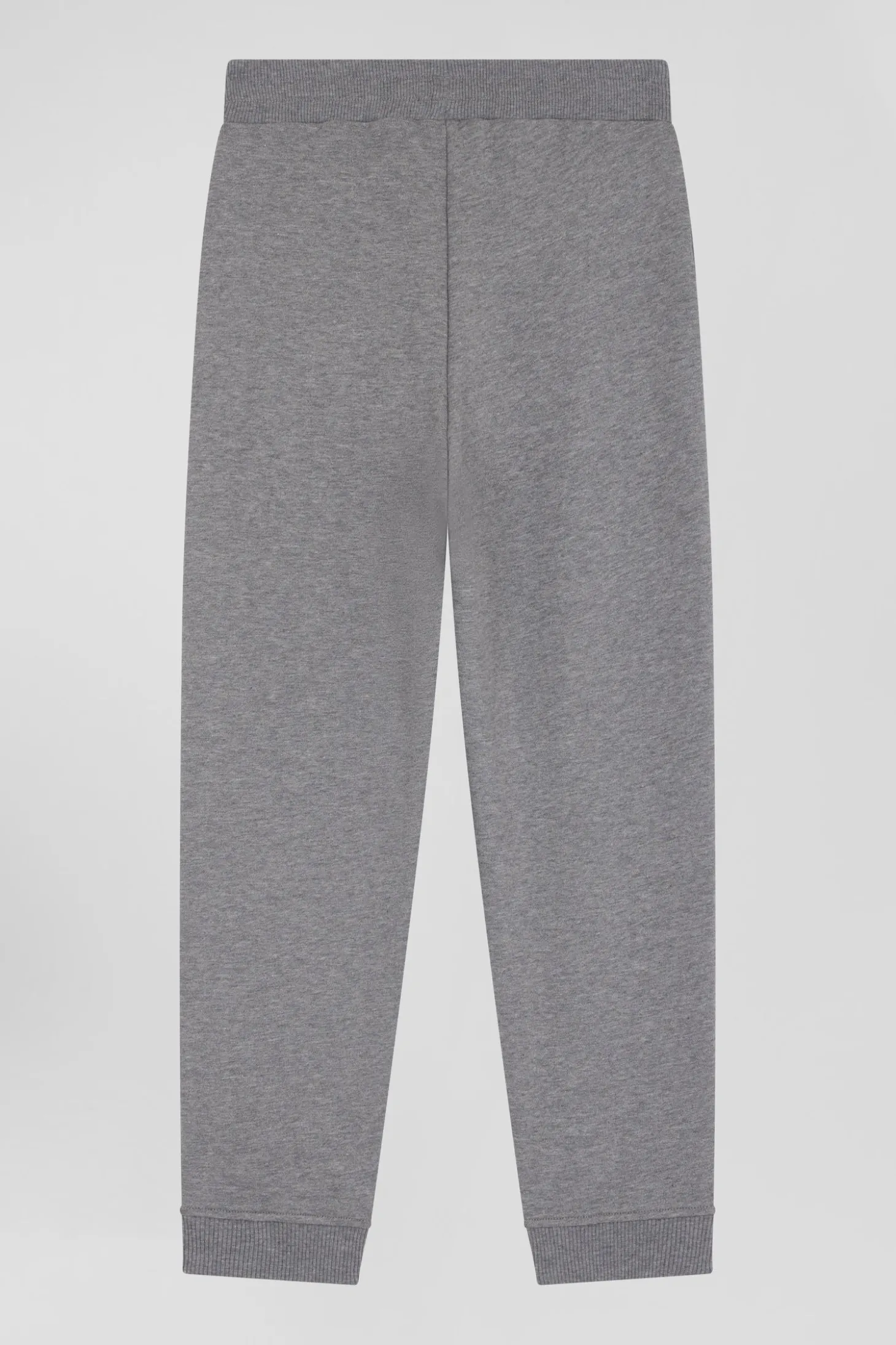 Regular grey brushed cotton fleece jogging bottoms