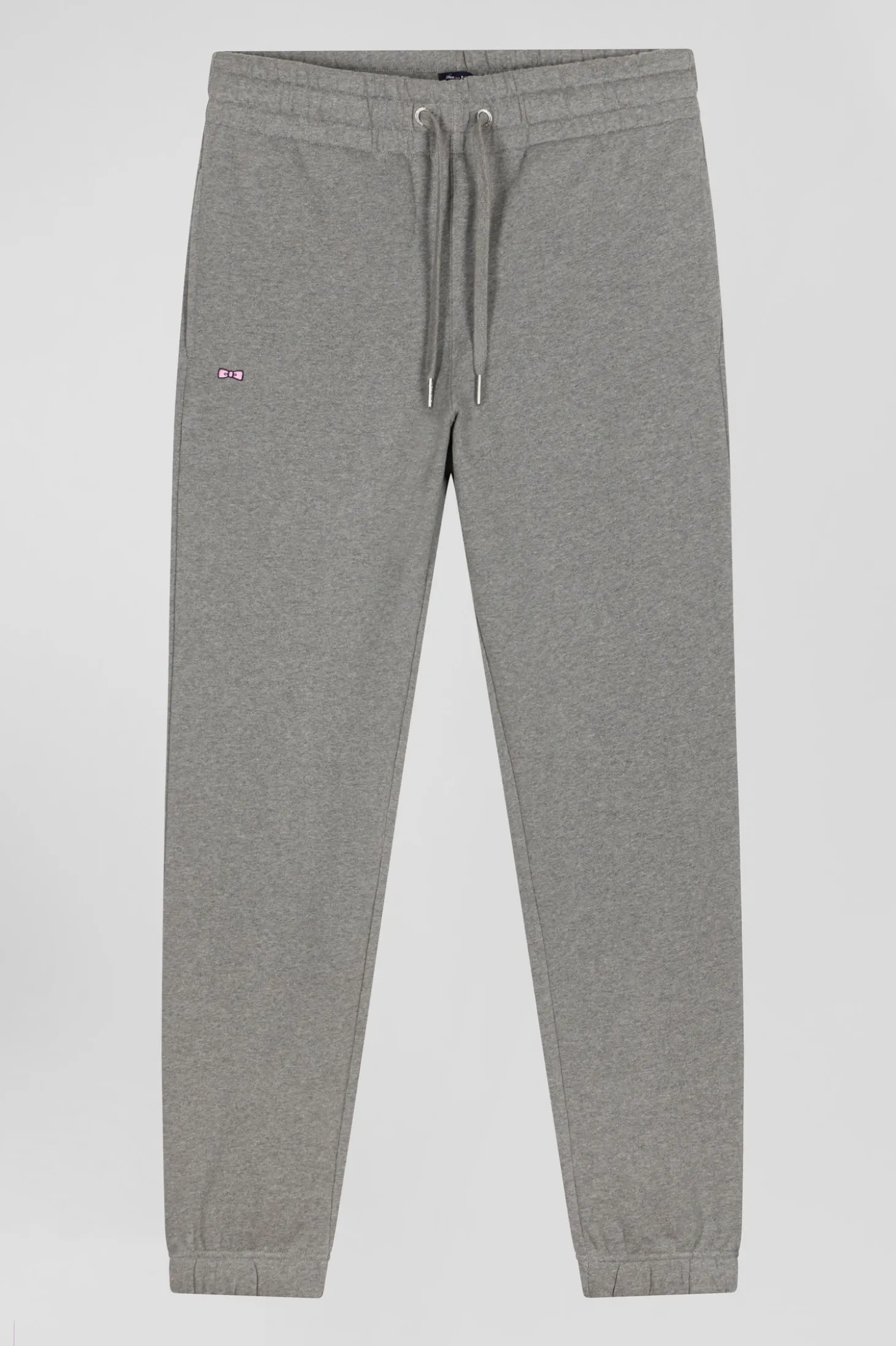 Regular grey brushed fleece jogging bottoms
