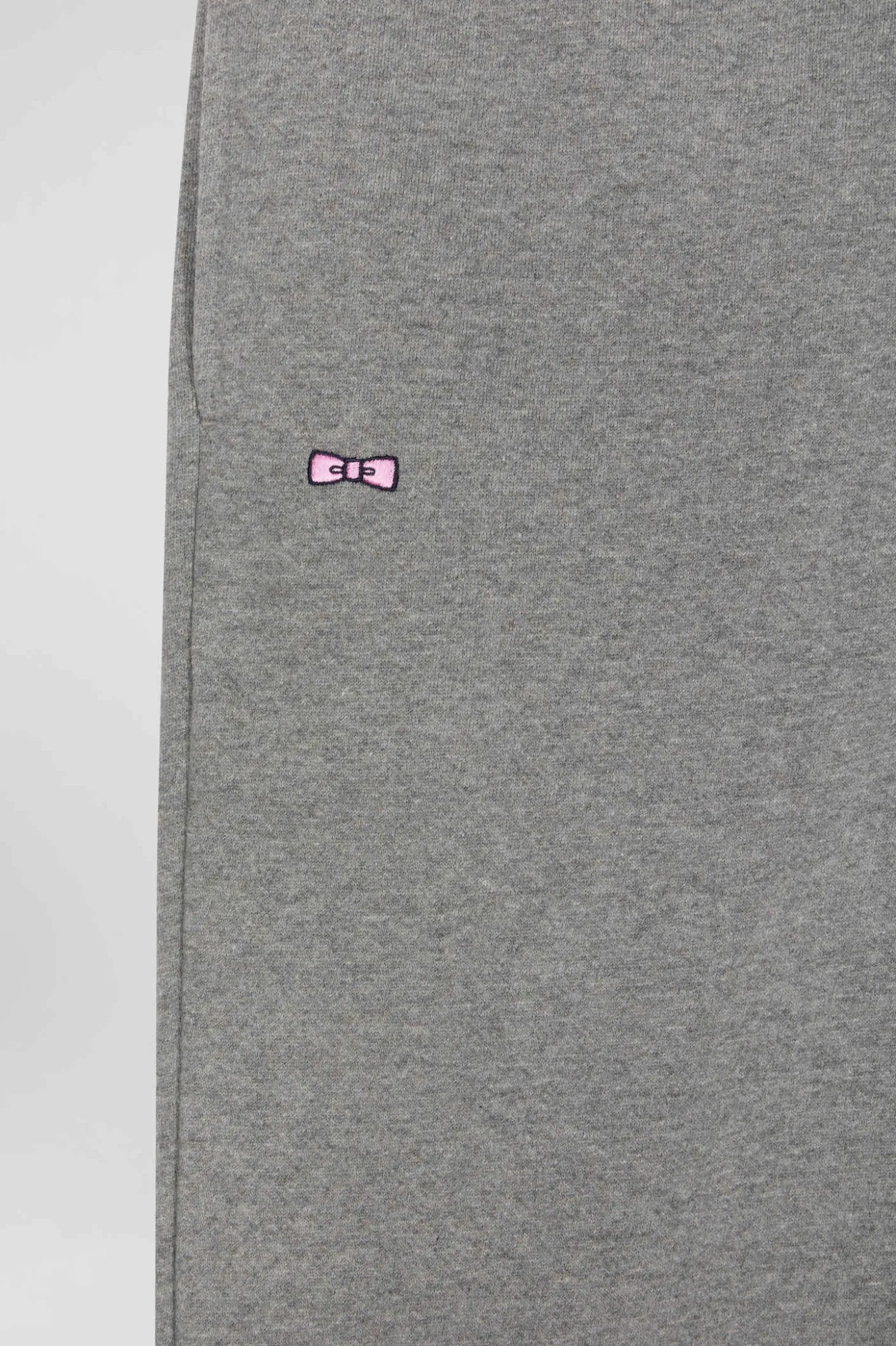 Regular grey brushed fleece jogging bottoms