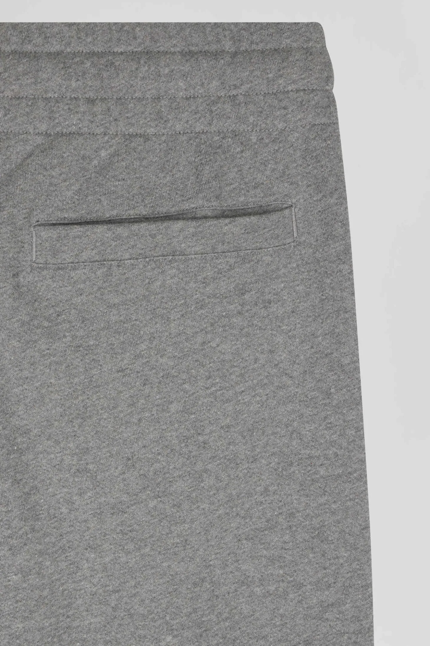 Regular grey brushed fleece jogging bottoms