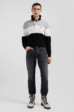 Regular grey mixed stretch denim jeans