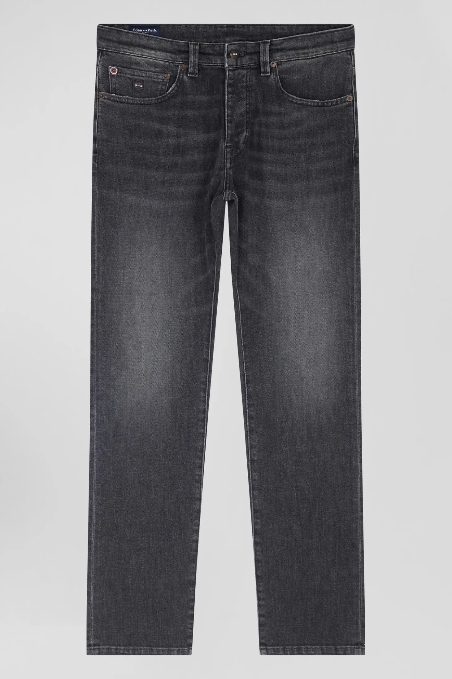 Regular grey mixed stretch denim jeans