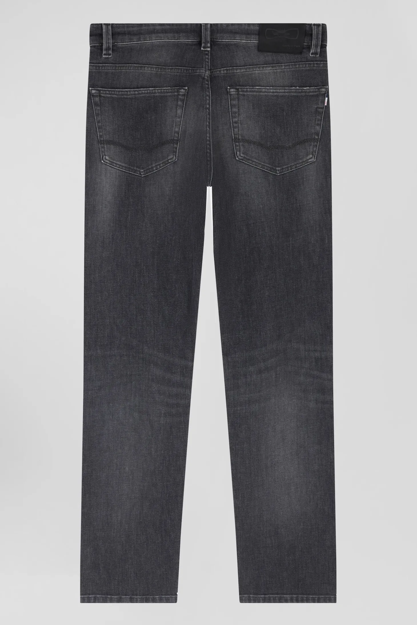 Regular grey mixed stretch denim jeans