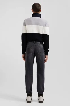 Regular grey mixed stretch denim jeans