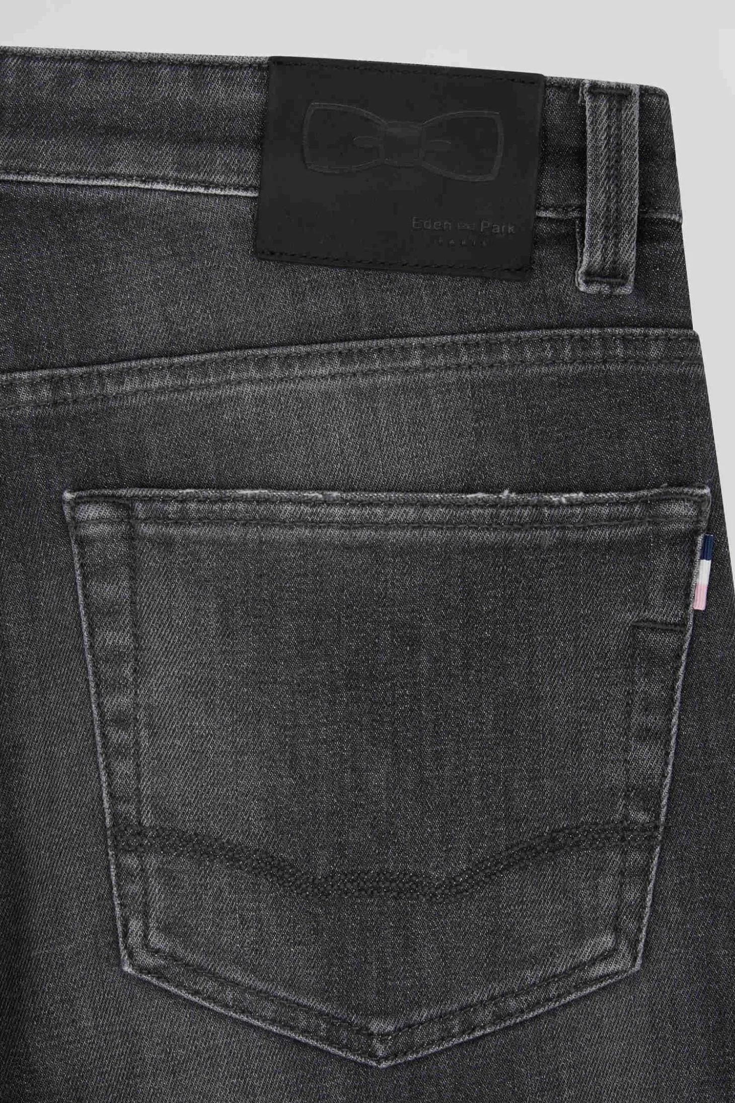 Regular grey mixed stretch denim jeans