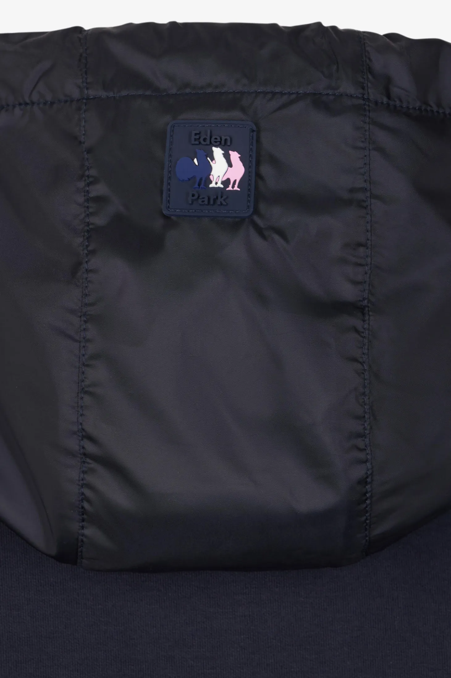 Regular grey zipped XV de France cotton blend hoodie