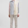 Regular sky blue tricolour cotton shirt
