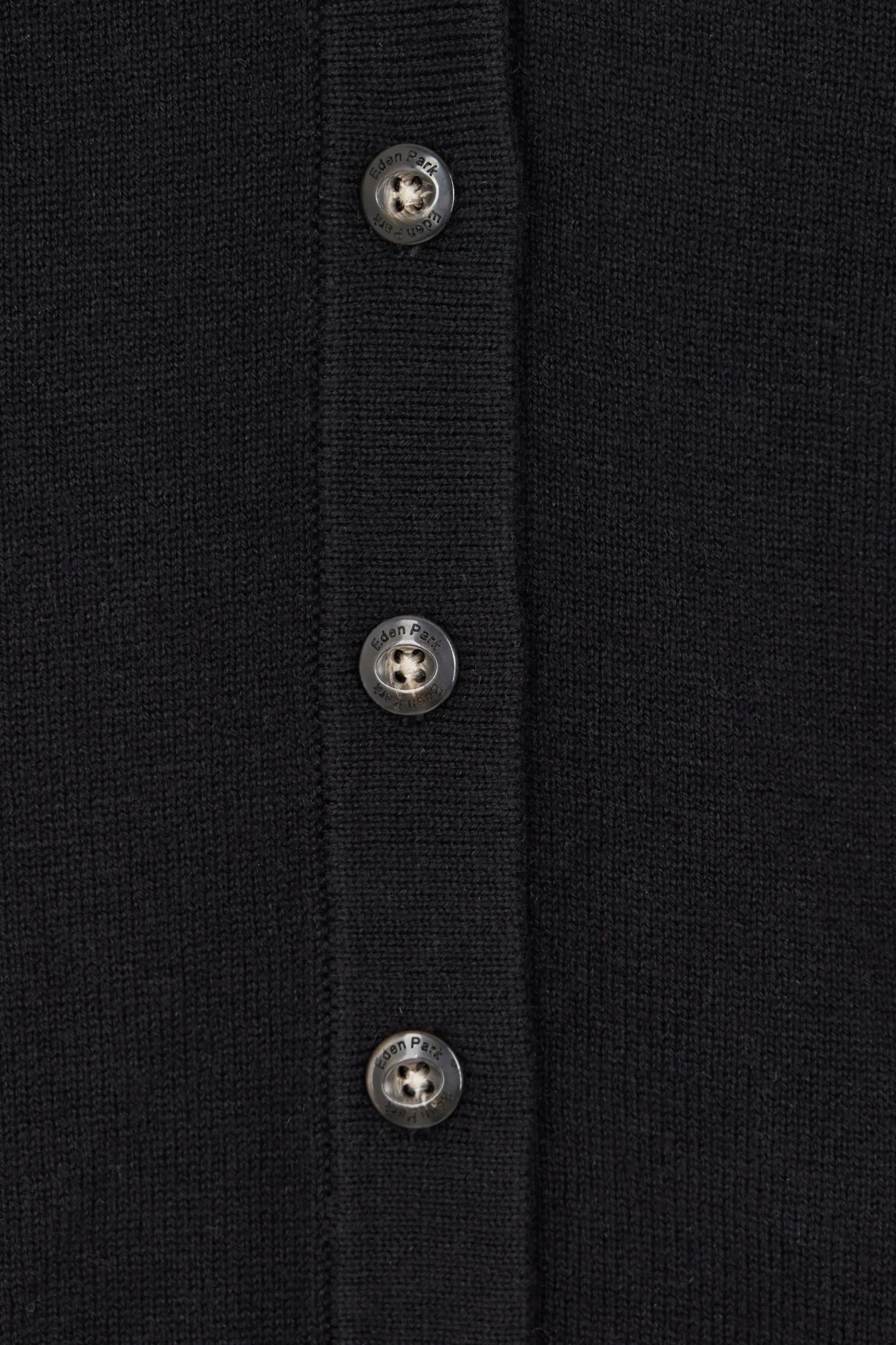 Relax anthracite grey blended wool and cotton cardigan