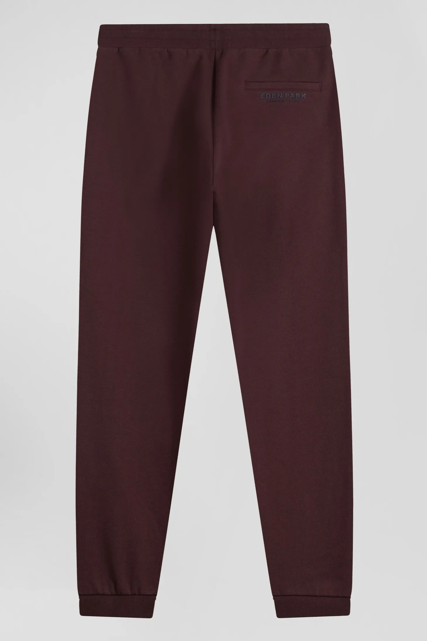 Relax burgundy brushed fleece jogging bottoms