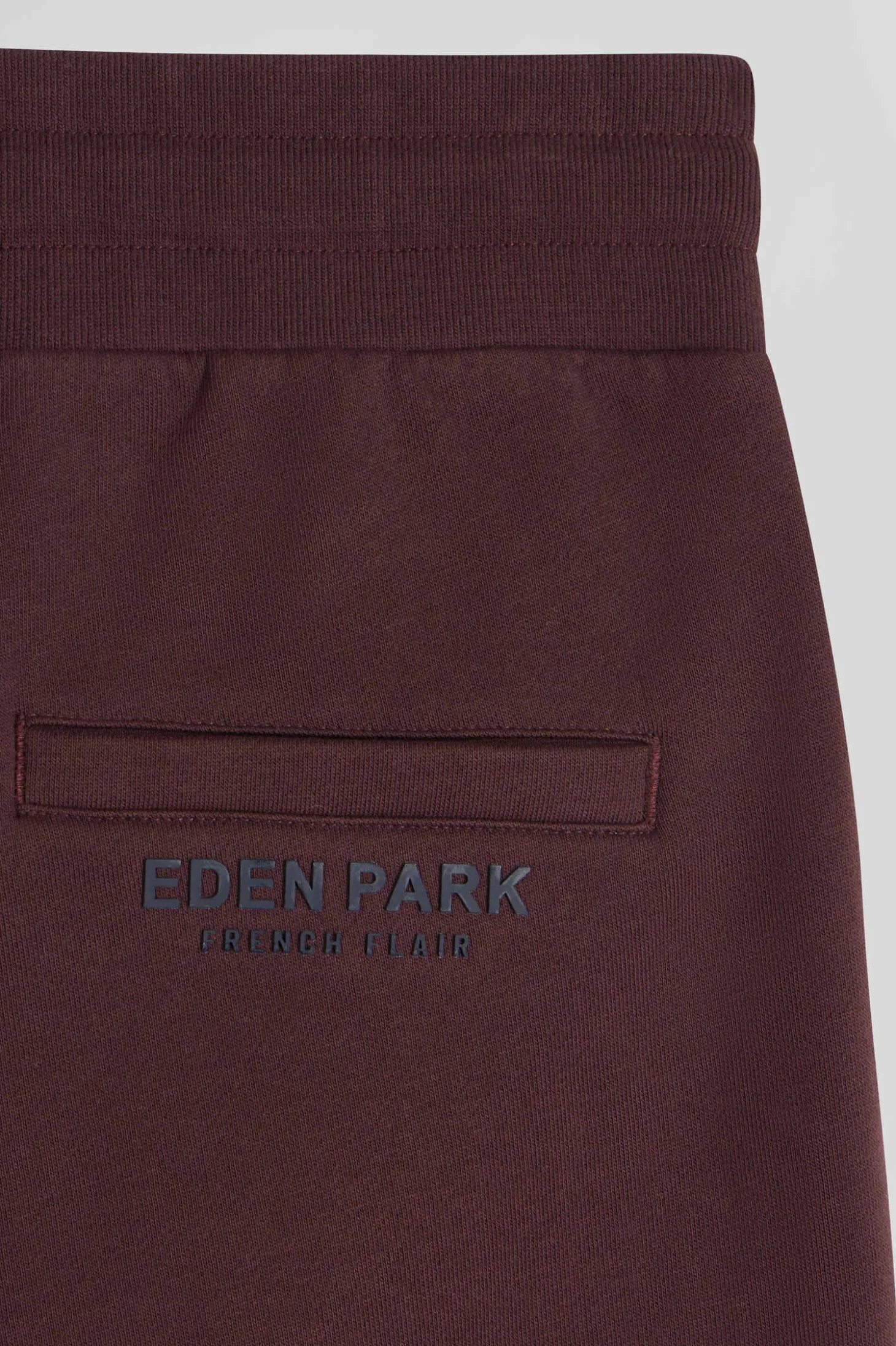 Relax burgundy brushed fleece jogging bottoms