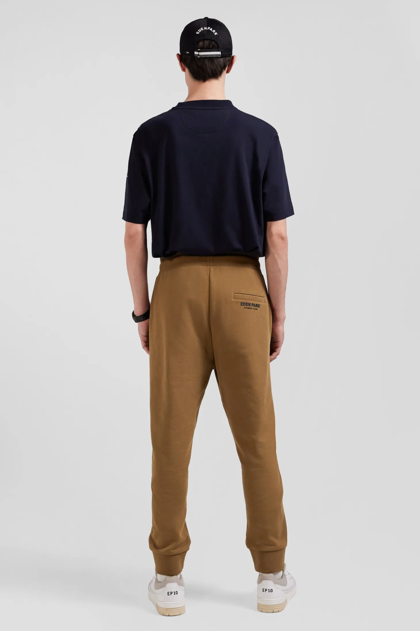Relax camel brushed fleece jogging bottoms