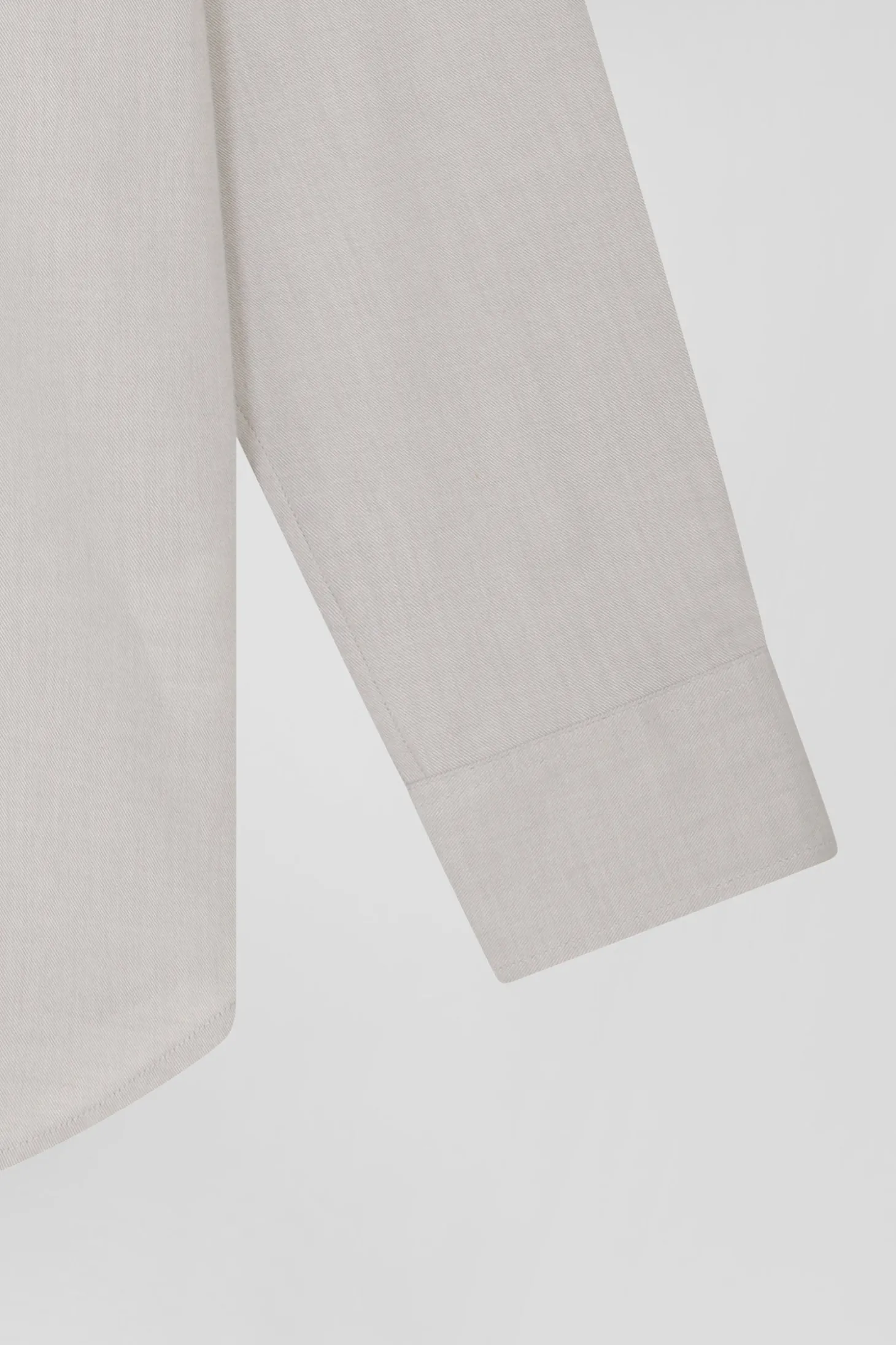 Relax grey checked cotton shirt with patch pockets