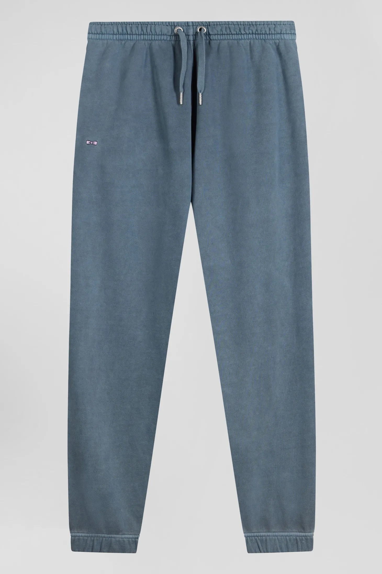 Relax unisex grey brushed cotton fleece jogging bottoms
