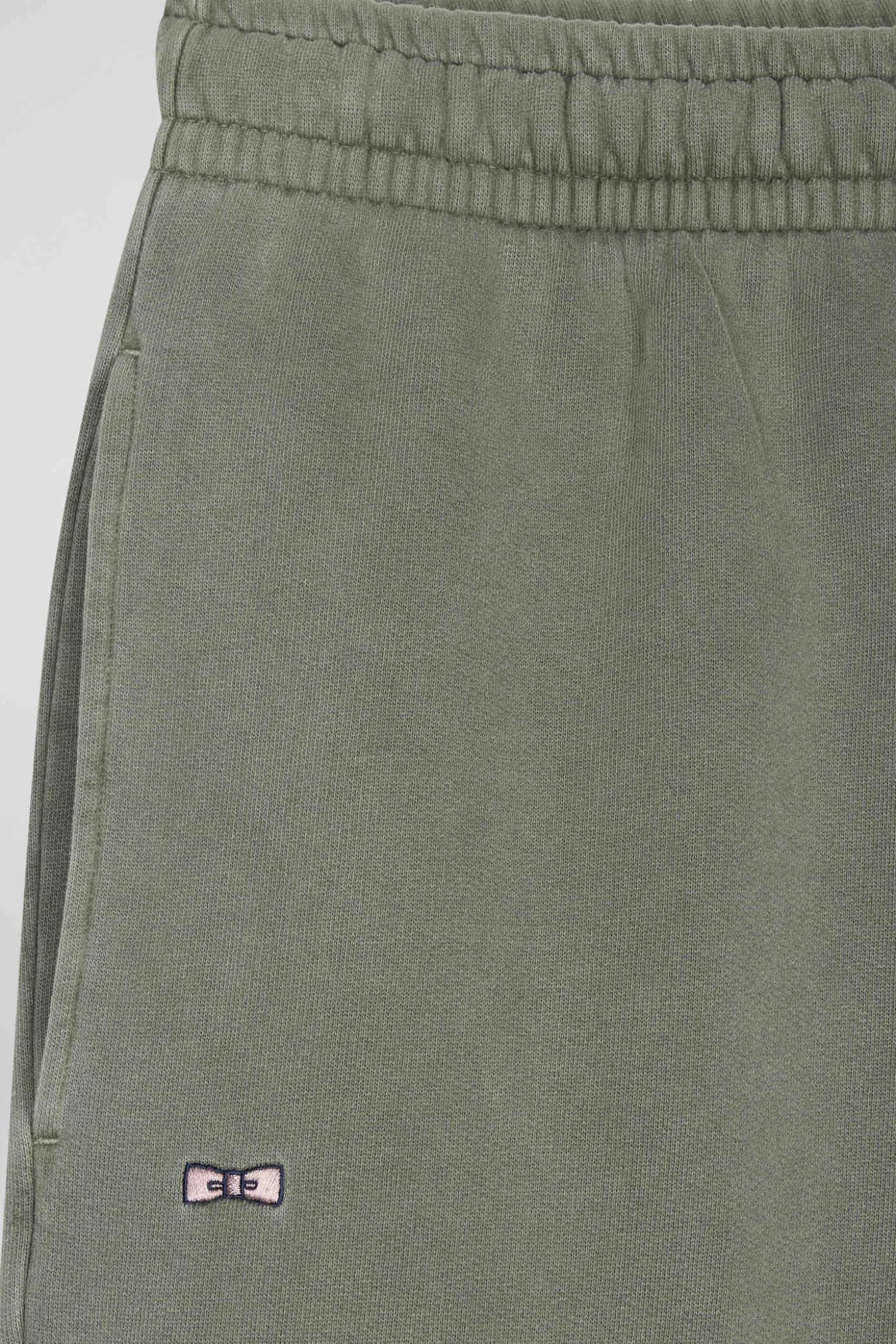 Relax unisex khaki brushed cotton fleece jogging bottoms