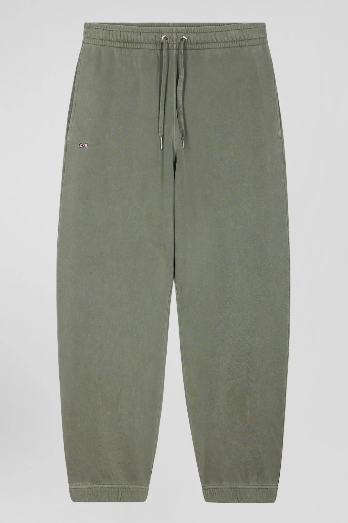 Relax unisex khaki brushed cotton fleece jogging bottoms