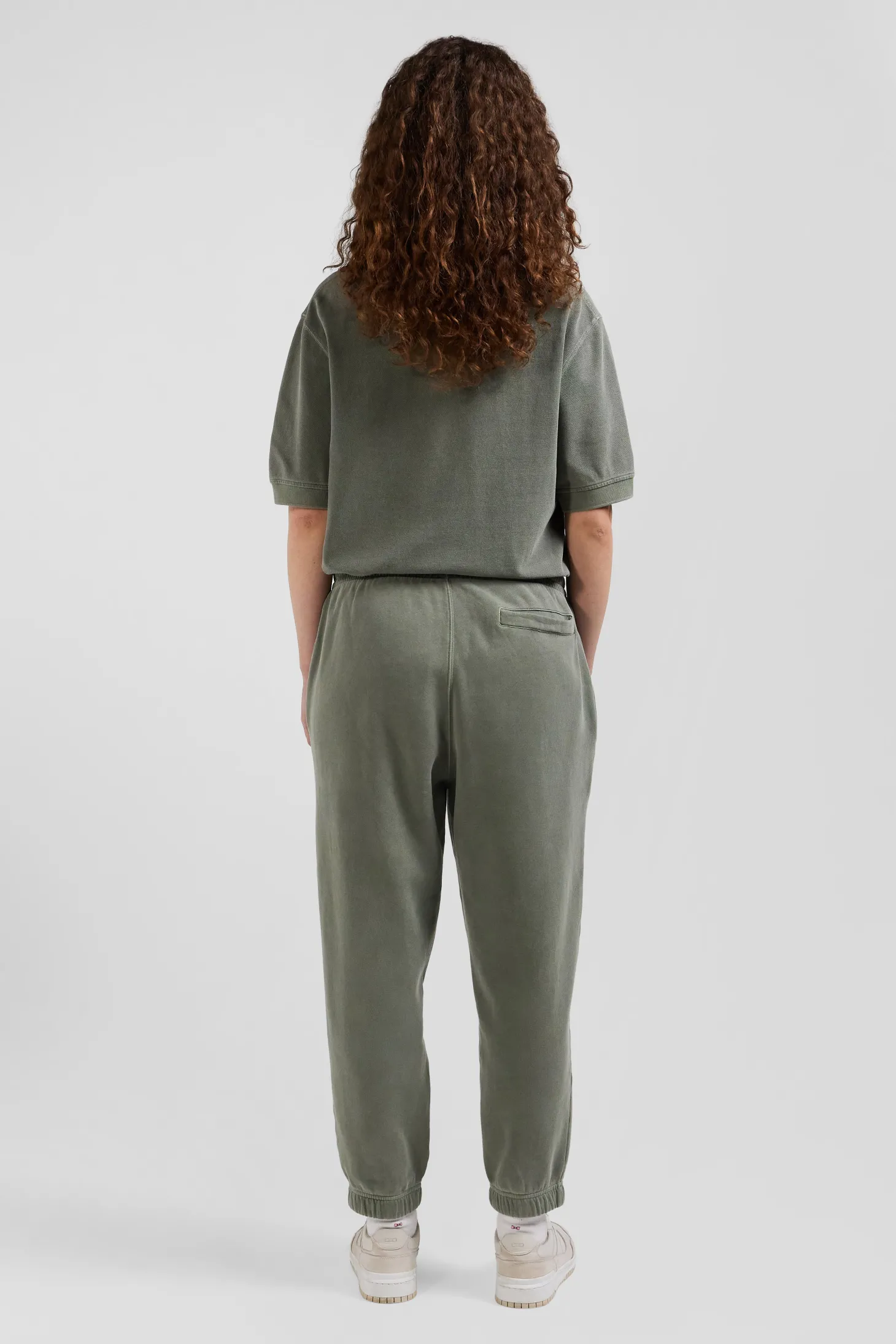 Relax unisex khaki brushed cotton fleece jogging bottoms