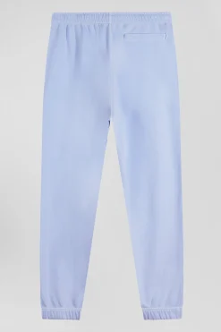 Relax unisex sky blue brushed cotton fleece jogging bottoms