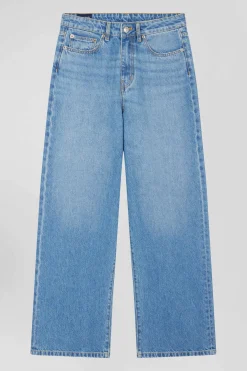 Relaxed blue cotton jeans